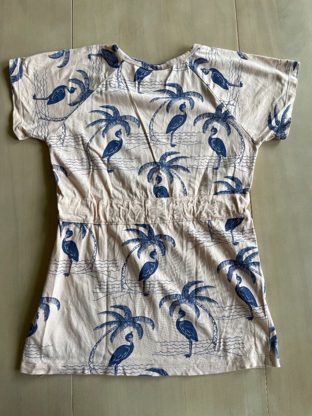 Mini Rodini 100% Organic Cotton‎ Tropical Bird Dress Coverup - Size 3-5 Years - Picture 7 of 9